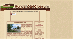 Desktop Screenshot of hundahotel.is