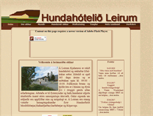 Tablet Screenshot of hundahotel.is